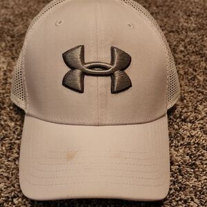 Under Armour White Mesh Cap